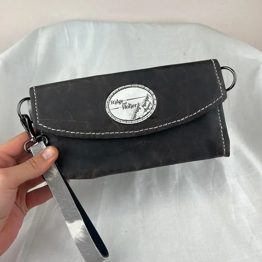 Ridge and Holler black Leather Wallet